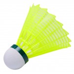 Silvers PRO-370 Yellow Nylon Shuttlecocks (Pack of 6)